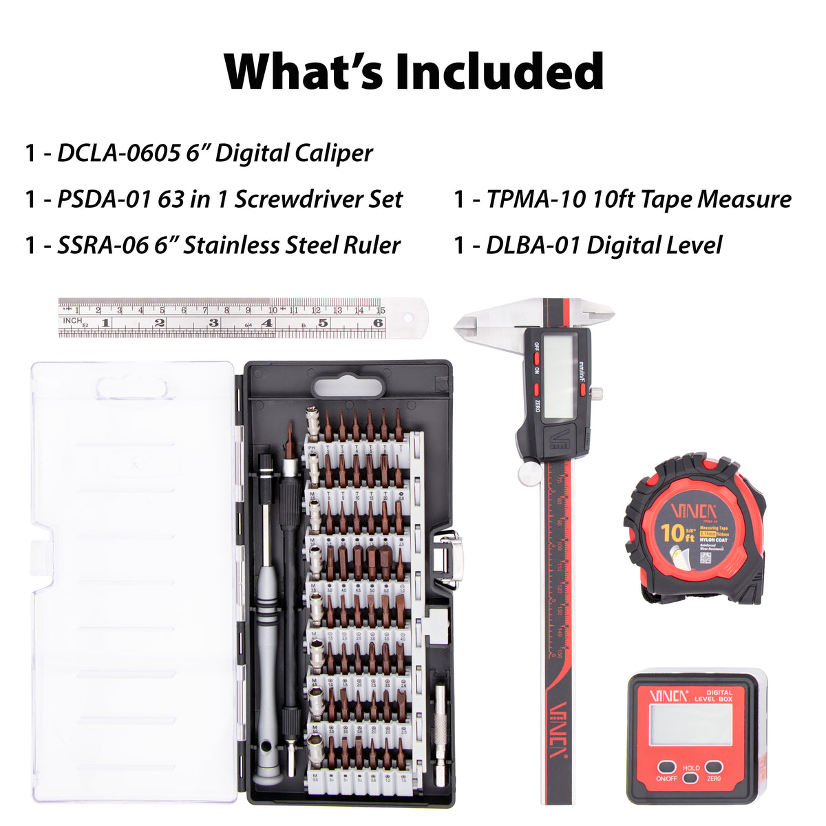 VINCA DRGA-0605 Digital Brake Disc Rotor Gauge | Ubuy