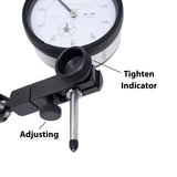 Clockwise Tools DIMR Dial Indicator 0-1 inch and Magnetic Base