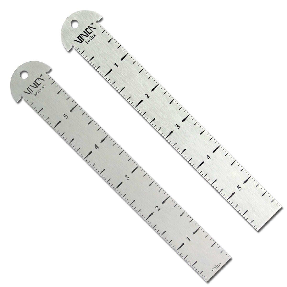 Steel Ruler 6 (mm/inches) - SJ Jewelry Supply
