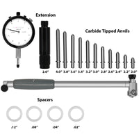 Clockwise Tools DBGR-01 2-6" Dial Indicator Bore Gauge