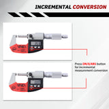 VINCA DMCA-0105 Absolute IP64 Origin Digital Micrometer 0-1 inch