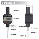 Clockwise Tools DPIR-0105 IP65 Digital Indicator 0-1"/25.4mm