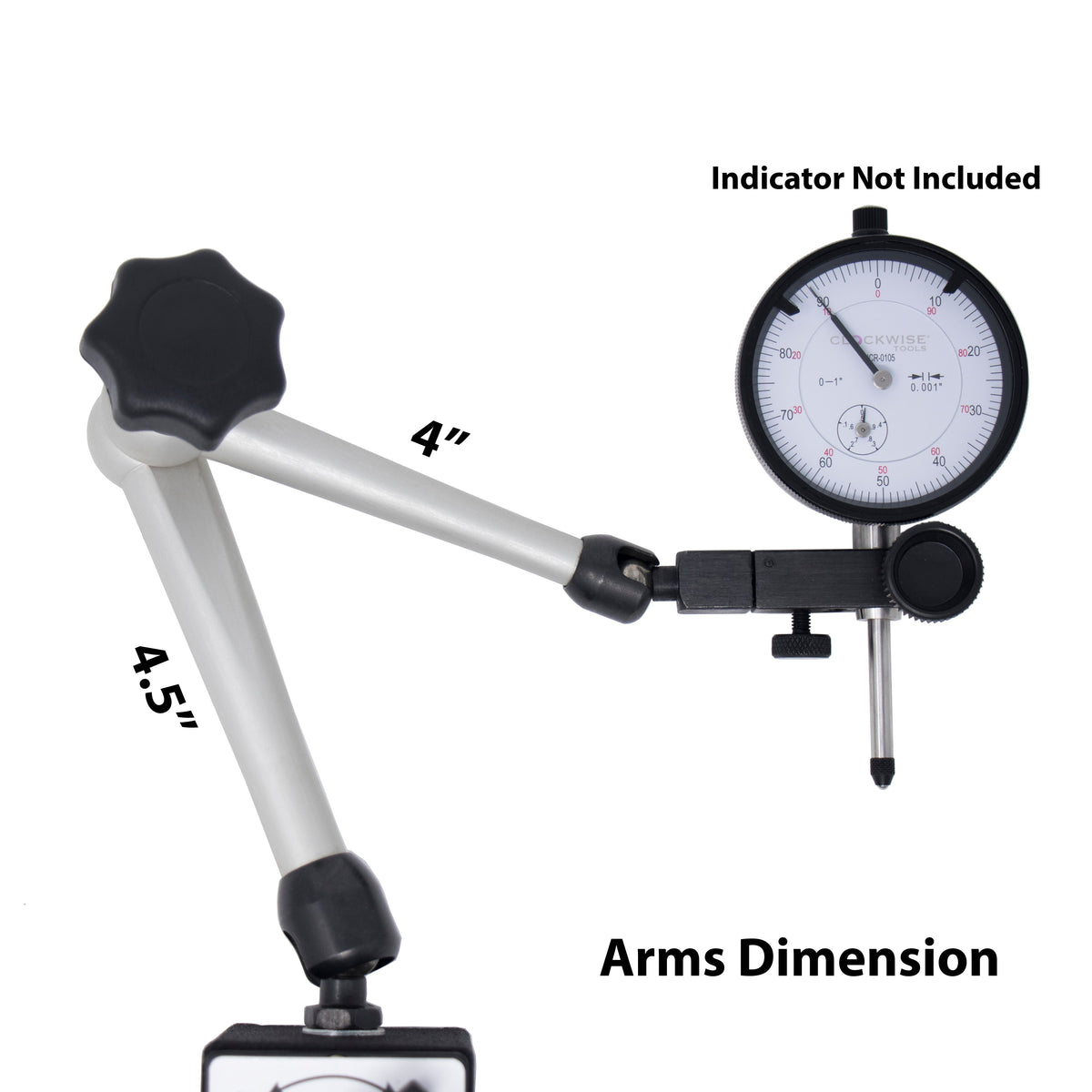 Clockwise Checking Module Clockwise Tools Indicator Magnetic Base 10pcs (CHI)