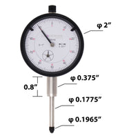 Clockwise Tools DICR Dial Indicator 0-1 inch 30pcs (CHI)