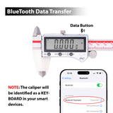 VINCA DIPA-0605B 0-6 Inch/150mm, Inch/Metric/Fraction Electronic IP67 Bluetooth Digital Caliper