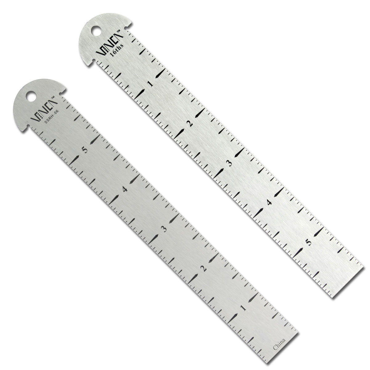 VINCA SSRH Stainless Steel Hook Ruler – Clockwise Tools